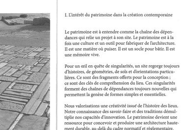"Faire Patrimoine", contribution dans le cadre de l'appel à projets "Et demain on fait quoi?" du Pavillon de l'Arsenal, Paris, 2020 - © &copy; FP01 &amp; Particules &eacute;l&eacute;mentaires, FP01
